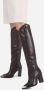 Bronx Western Women High Boot koffieboon Brown Dames - Thumbnail 5