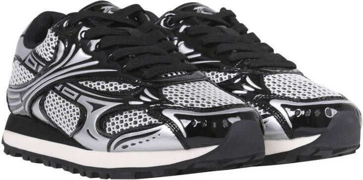 BRONX Tro-nic sneakers zwart zilver