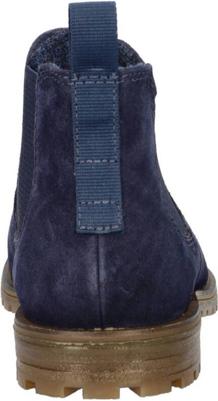 Bugatti Costa suède chelsea boots blauw