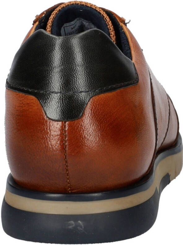 Bugatti leren sneakers cognac