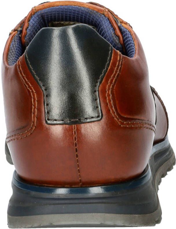 Bugatti leren sneakers cognac