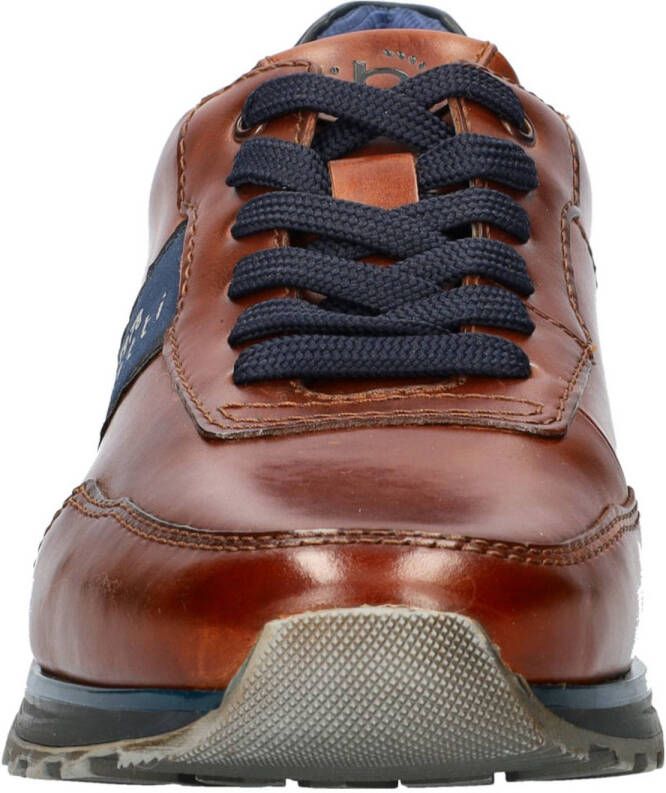 Bugatti leren sneakers cognac