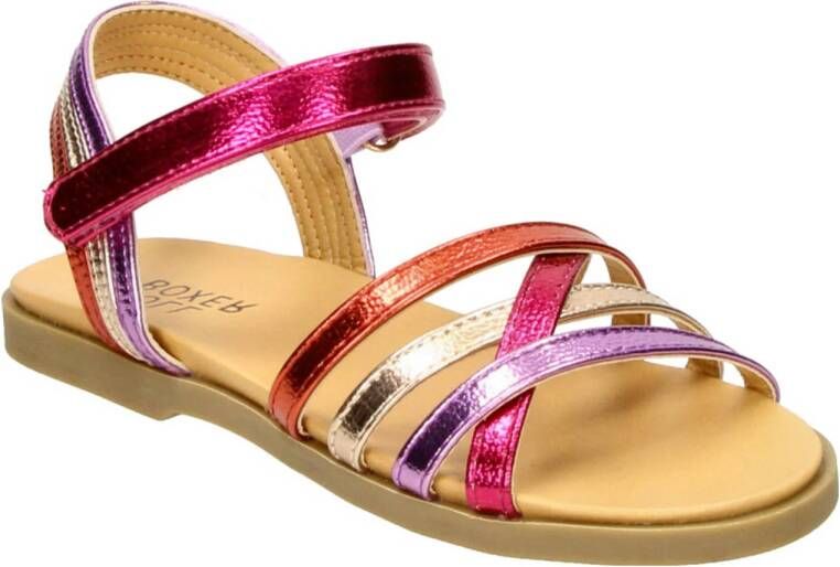 bullboxer sandalen roze oranje goud