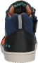 BunniesJR Bunnies JR 222747-529 Jongens Hoge Sneakers Blauw Leer Veters - Thumbnail 7