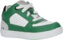 BunniesJR Loran Louw leren sneakers groen wit Jongens Leer Meerkleurig 28 - Thumbnail 4