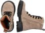 BunniesJR Bunnies JR 223884-419 Meisjes Biker Boots Beige Suède Veters - Thumbnail 3