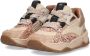 BunniesJR 224875-974 Meisjes Lage Sneakers Roze Beige Leer Veters - Thumbnail 3