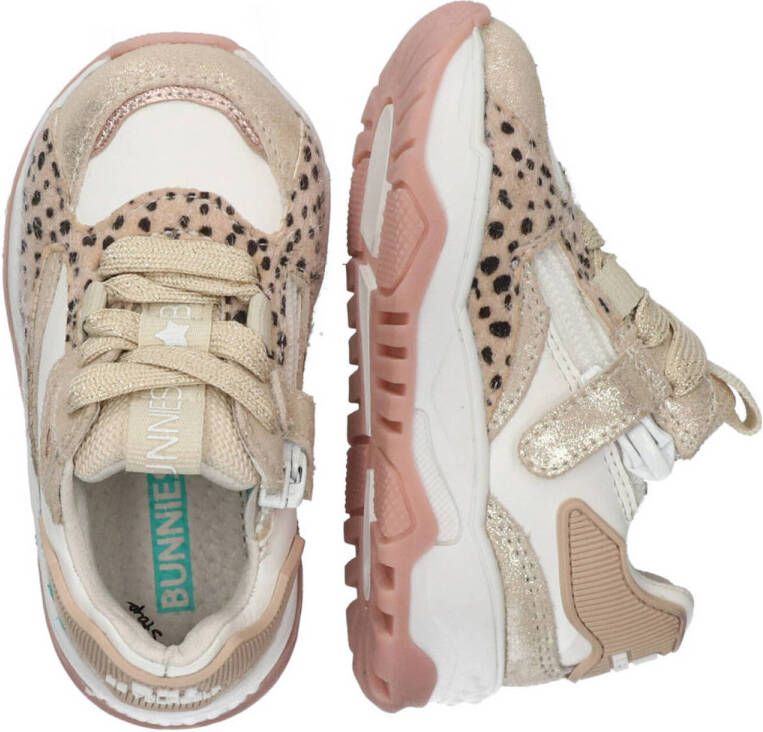 BunniesJR Cody Chunky leren sneakers beige