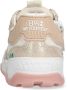 BunniesJR 225375-994 Meisjes Lage Sneakers Beige Wit Leer Veters - Thumbnail 6