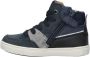 BunniesJR 224751-129 Jongens Hoge Sneakers Blauw Leer Veters - Thumbnail 6