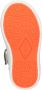 BunniesJR 224303-569 Jongens Lage Sneakers Groen Grijs Wit Oranje Leer Veters - Thumbnail 5