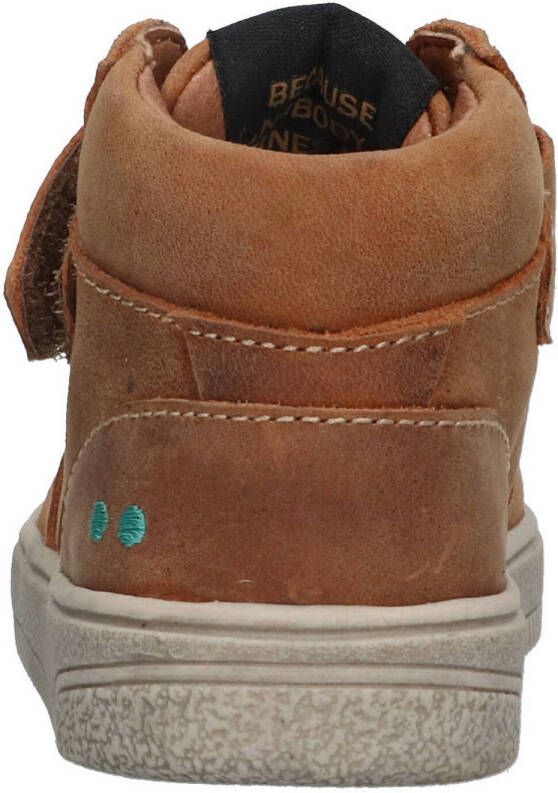 BunniesJR Mave Mallow leren sneakers cognac