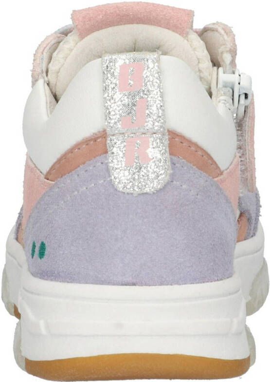 BunniesJR Nina Noa leren sneakers roze lila