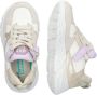 BunniesJR 224343-501 Meisjes Lage Sneakers Offwhite Lila Beige Imitatieleer Veters - Thumbnail 6