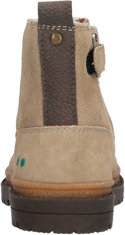 BunniesJR suède enkelboots taupe