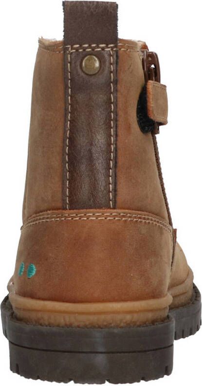 BunniesJR Tim Trail gevoerde leren enkelboots cognac