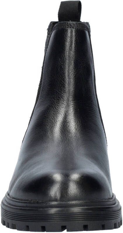 Cafe Moda leren chelsea boots zwart