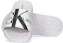 Calvin Klein badslippers wit Jongens Meisjes Rubber Logo 30 - Thumbnail 4