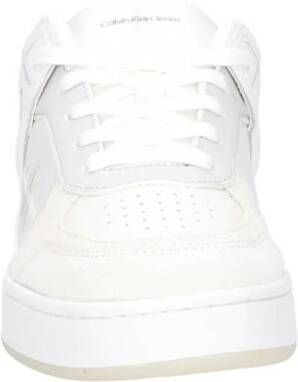 CALVIN KLEIN JEANS leren sneakers beige