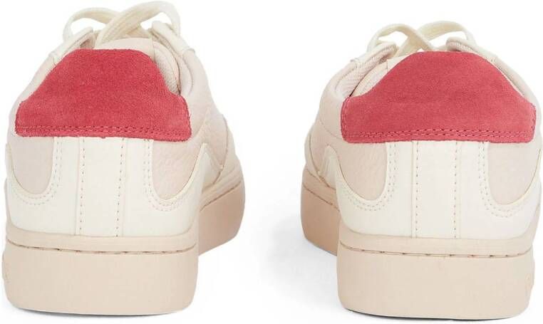 CALVIN KLEIN JEANS leren sneakers lichtroze