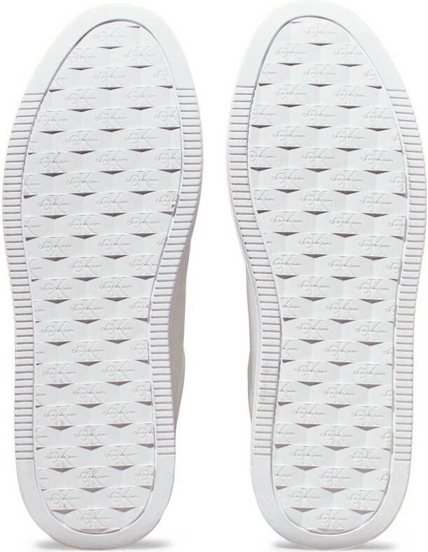 CALVIN KLEIN JEANS leren sneakers wit