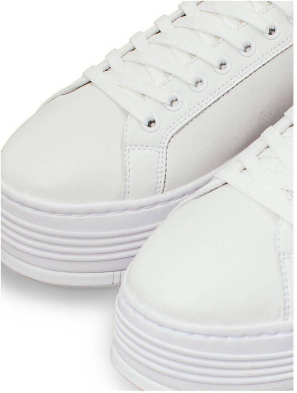 CALVIN KLEIN JEANS leren sneakers wit