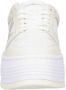 CALVIN KLEIN JEANS leren sneakers wit beige - Thumbnail 3