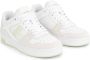 CALVIN KLEIN JEANS leren sneakers wit mint - Thumbnail 1