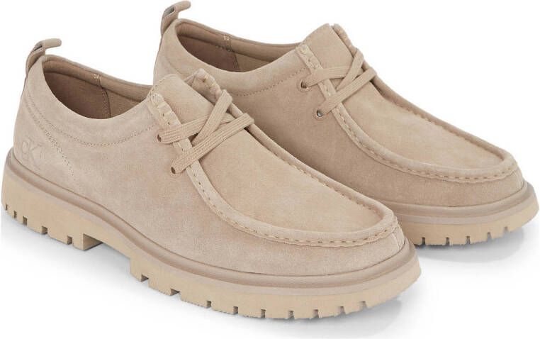 CALVIN KLEIN JEANS suède bootschoenen beige