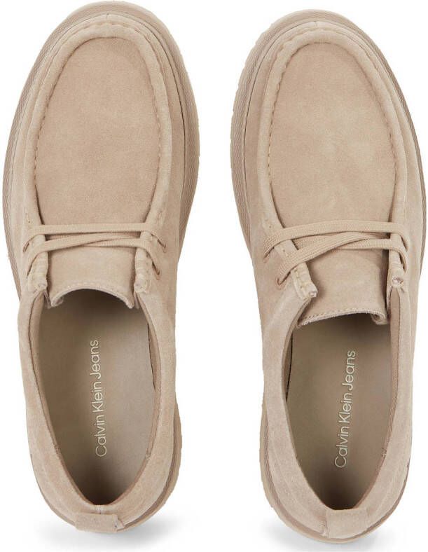 CALVIN KLEIN JEANS suède bootschoenen beige