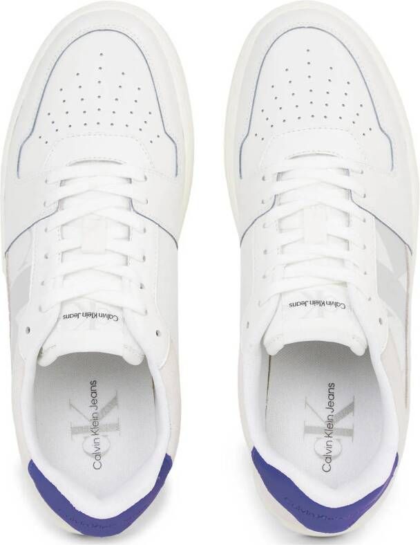 CALVIN KLEIN JEANS suède sneakers wit