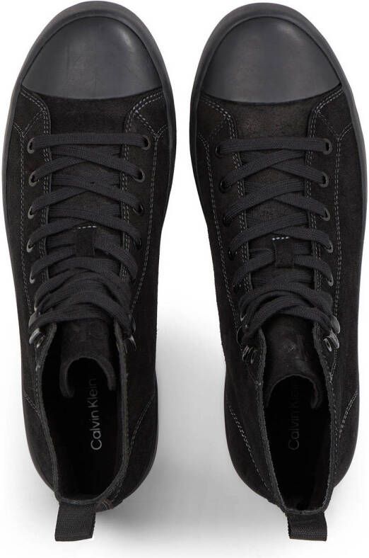 CALVIN KLEIN JEANS suède sneakers zwart