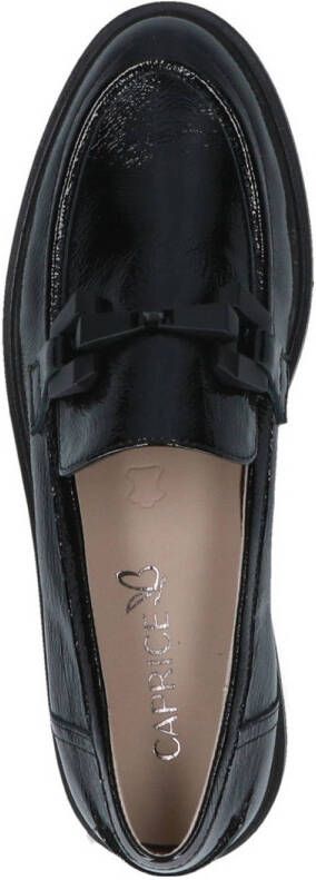 Caprice Giggi lakleren loafers zwart