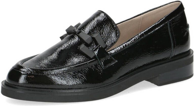 Caprice Giggi lakleren loafers zwart