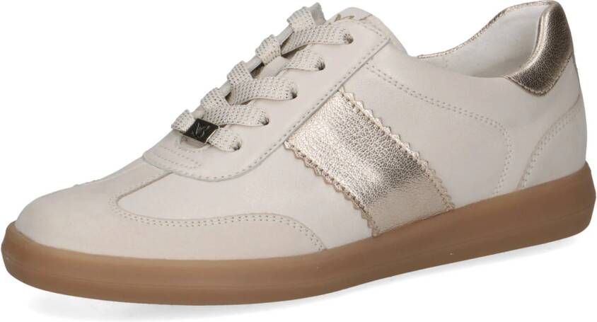 Caprice Manou leren sneakers beige