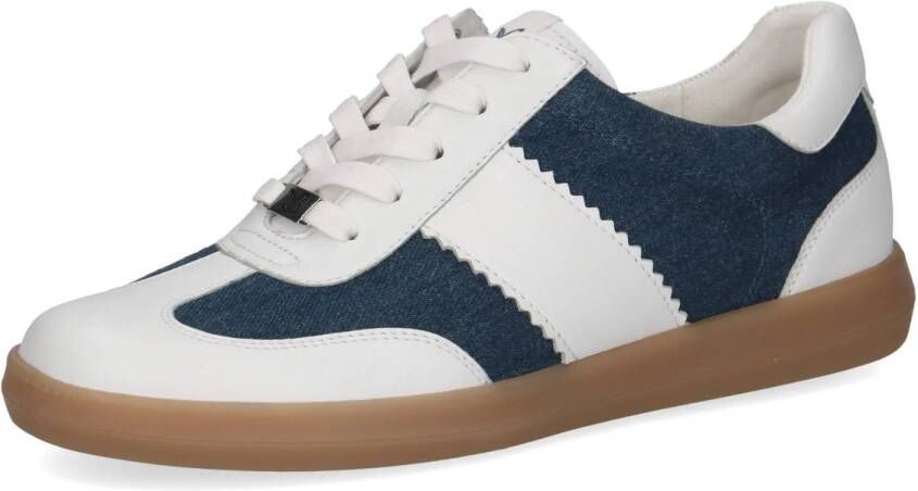 Caprice Manou leren sneakers blauw wit