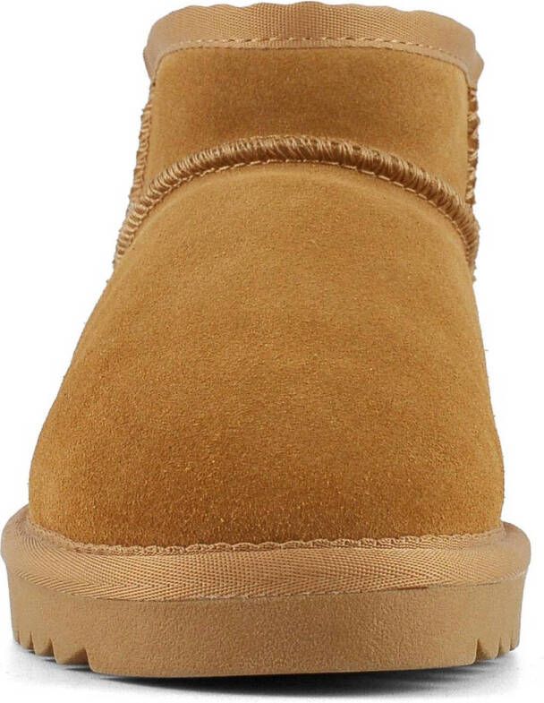 Colors of California suède enkelboots beige