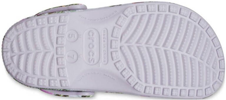 Crocs clogs roze groen wit