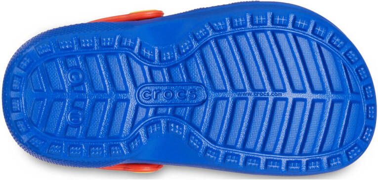 Crocs gevoerde clogs blauw groen