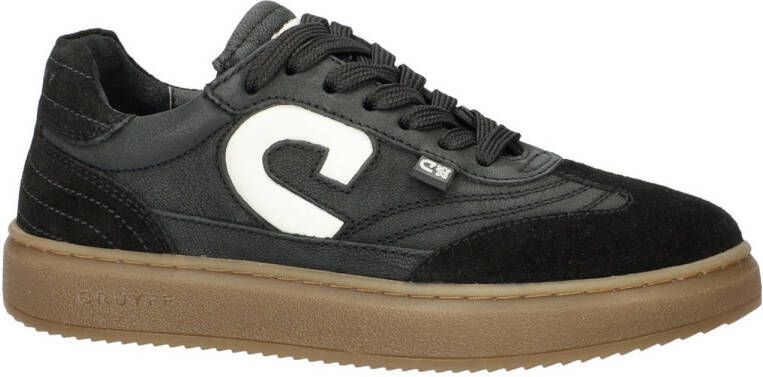 Cruyff Calcio Cup leren sneakers zwart