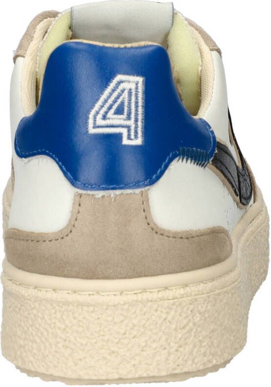 Cruyff Slice leren sneakers wit beige