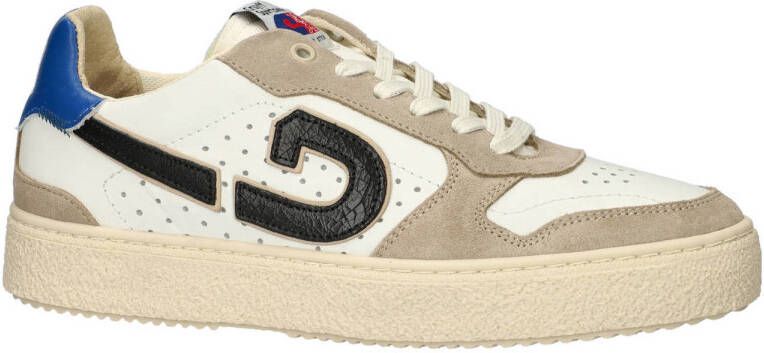 Cruyff Slice leren sneakers wit beige