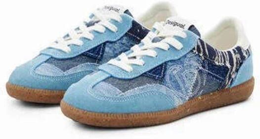 Desigual denim sneakers blauw