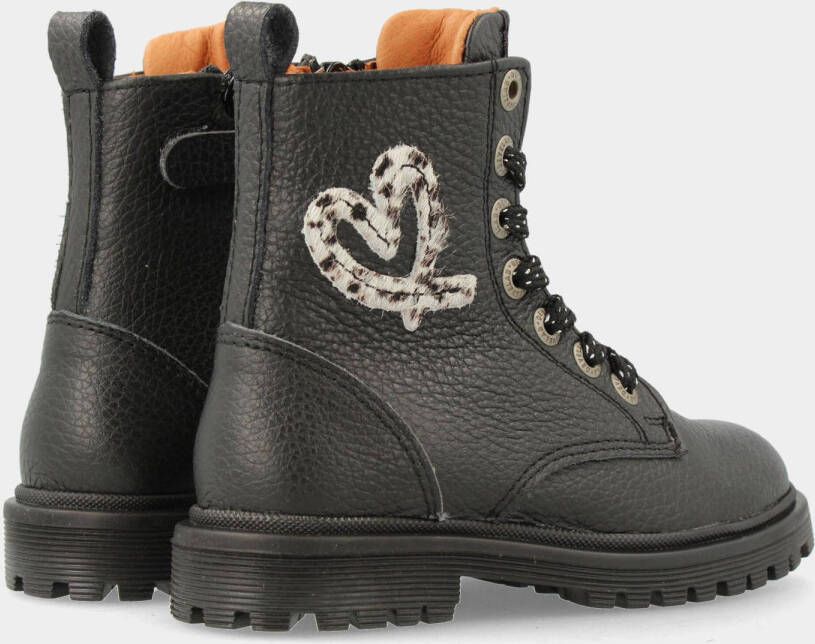 Develab 42682 leren veterboots zwart