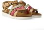 Develab 48344 leren sandalen roze beige Meisjes Imitatieleer Meerkleurig 27 - Thumbnail 4