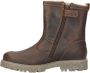 Develab gevoerde leren enkelboots cognac Bruin Jongens Leer Effen 32 - Thumbnail 7