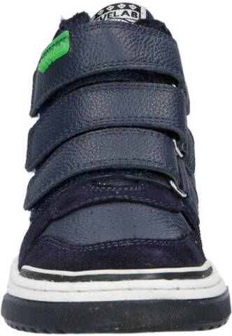 Develab leren sneakers donkerblauw