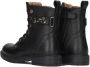 Develab 44366 922 Meisjes Veterboots Zwart - Thumbnail 4