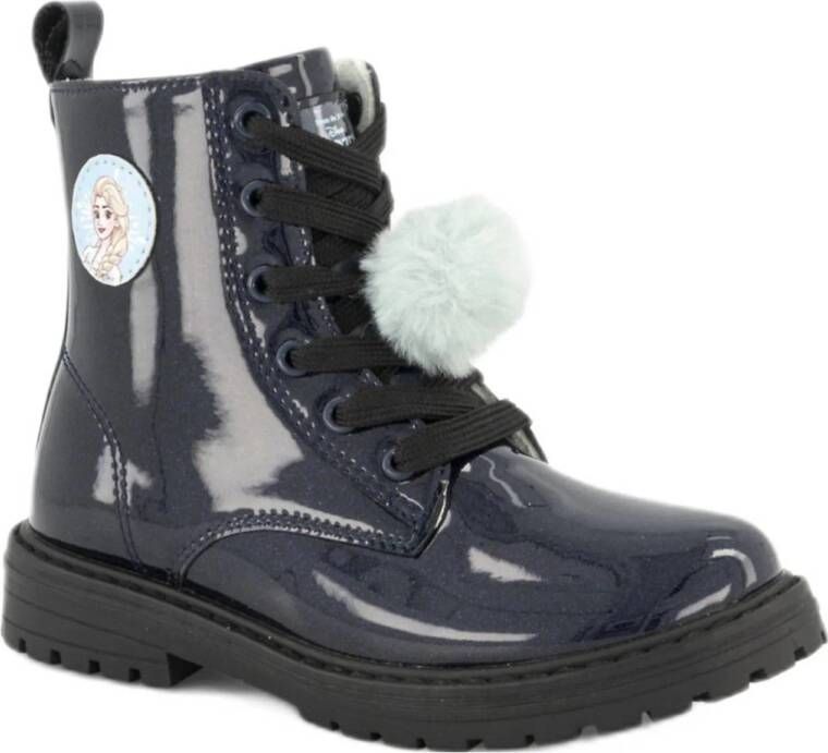 Disney Frozen lak veterschoenen blauw