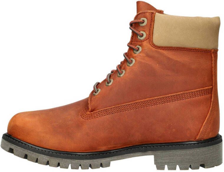 Timberland 6 Inch Premium leren veterboots oranje